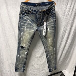 Purple Brand distressed slim-fit jeans